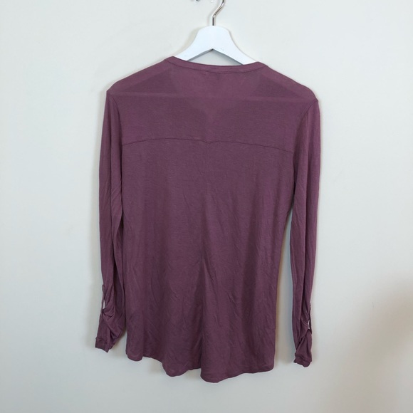 Lucky Brand Lavender Velvet Long Sleeve Tee - Picture 7 of 7